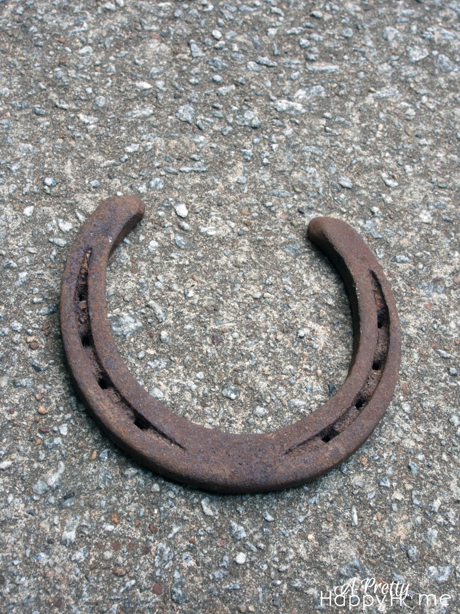 Gold Horseshoe Knock Off from Better Homes and Gardens A Pretty Happy