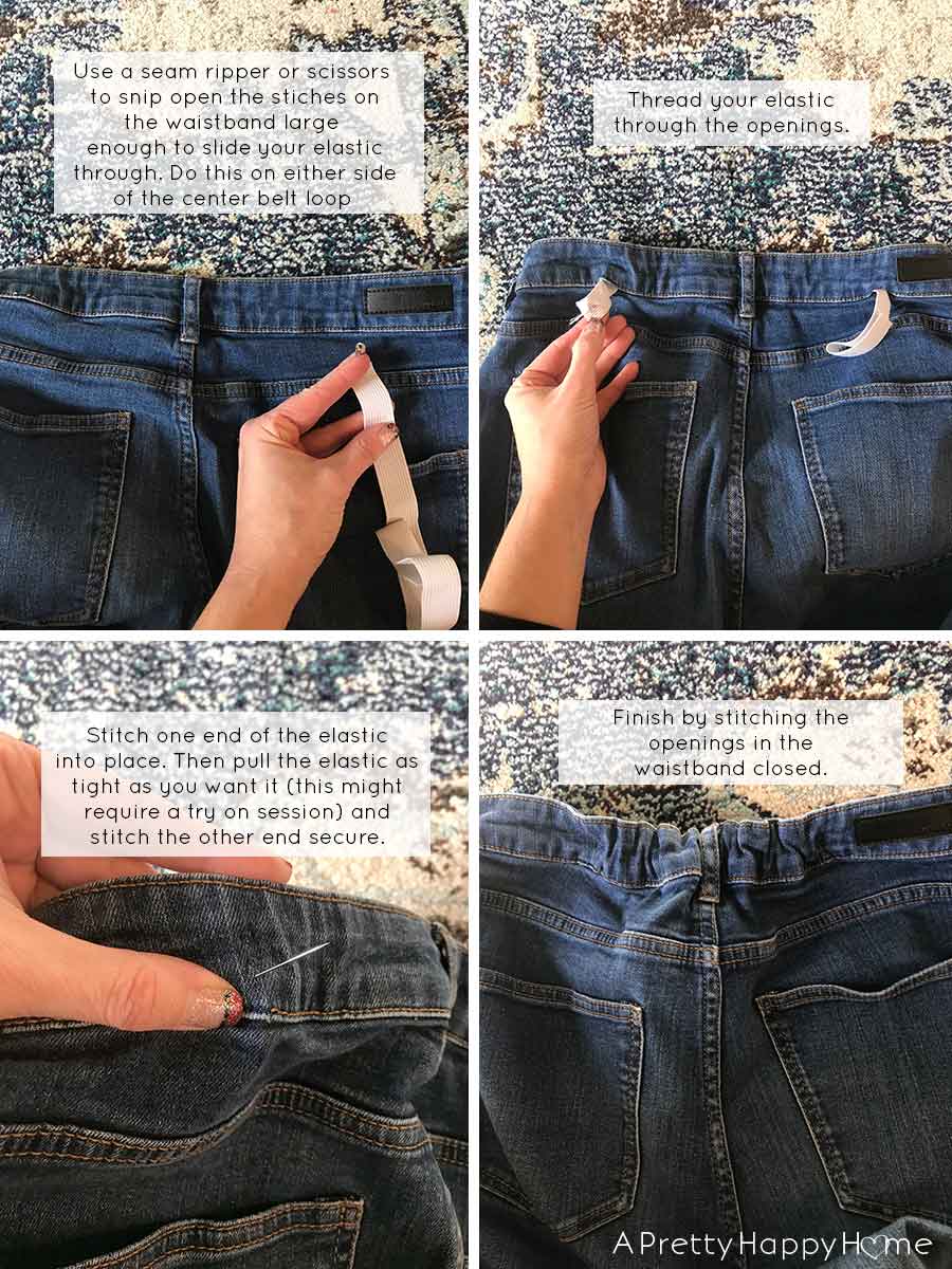 gap at back of jeans