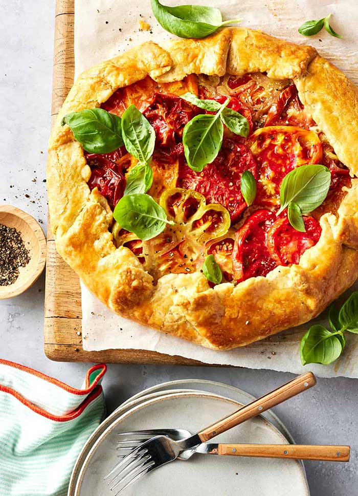 tomato galette recipe from love and lemons on the happy list